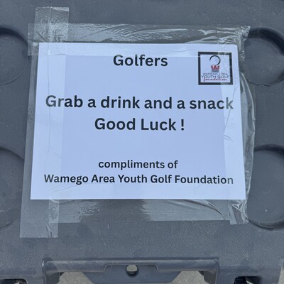 Snack & Drinks provided for WHS home golf meets