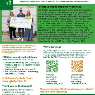 Fall 2025 Newsletter page 2