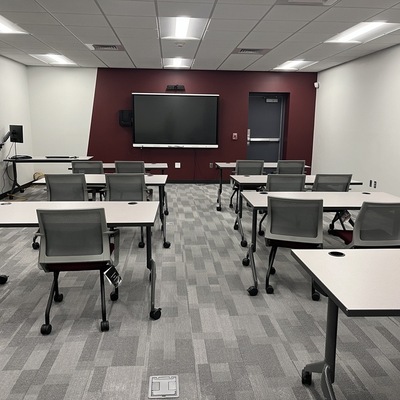Classroom with Smart Board and Technology