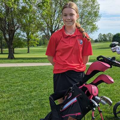 Korbin's Clubs loaned out to WMS golfers!