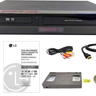 Possible equipment available in the Legacy Lab: VHS to DVD Recorder