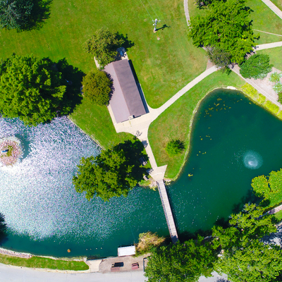 City Pond Top Down