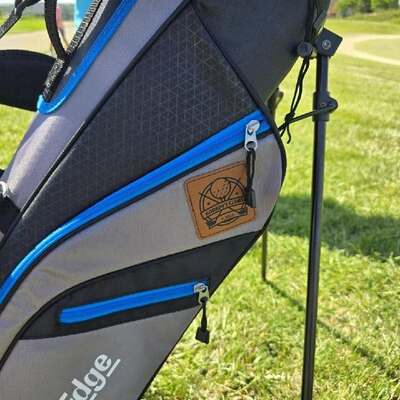 Korbin's Clubs out on the course