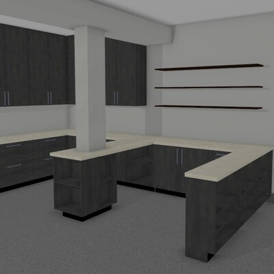 Construction rendering of Legacy Lab with correct scale and specs