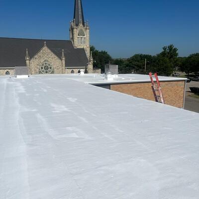 A new roof was put on with the 2022 proceeds