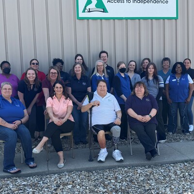 3Rivers staff smile for a picture at their annual staff training day.