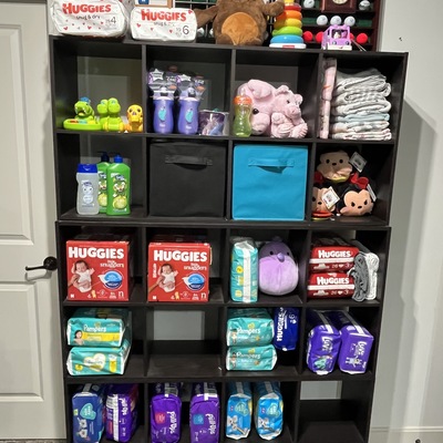 Section of Kids Closet we maintain at all times