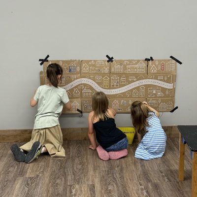 Coloring on the Wall!