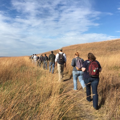 Archaeology class visits the Park