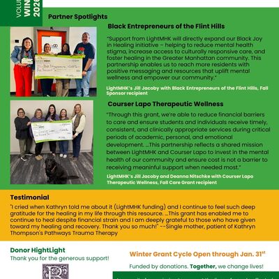 Winter 2025 Newsletter page 2