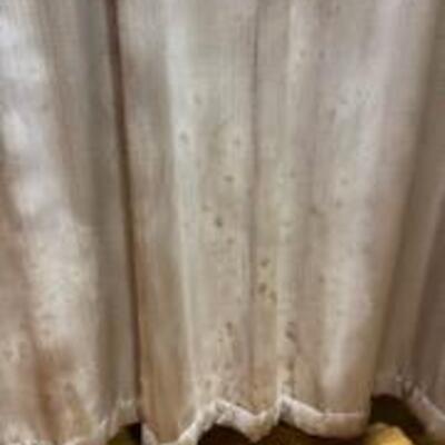 Stained stage curtains