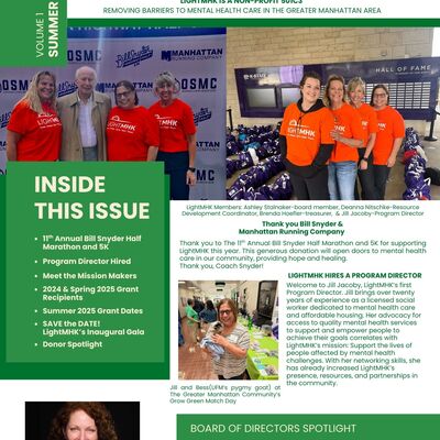 Summer 2025 Newsletter page 1