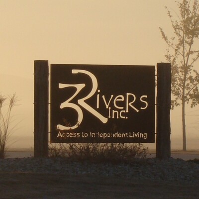 3Rivers sign on a foggy day