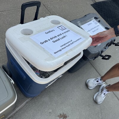Snack & Drinks provided for WHS home golf meets