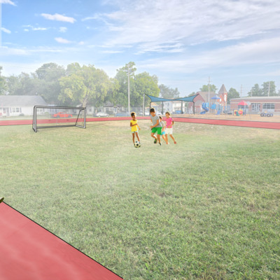 View of the Soccer Field and Track